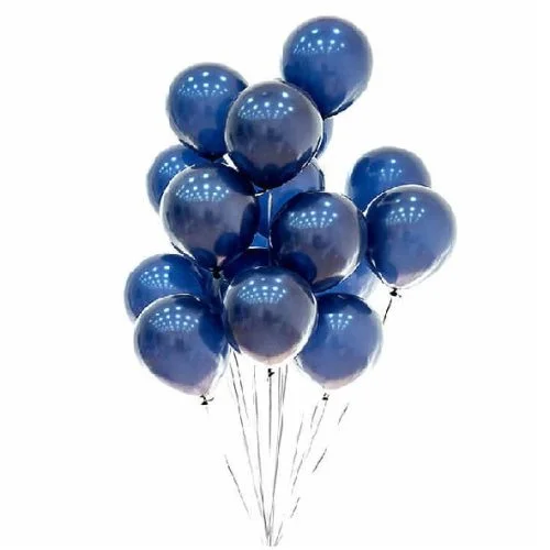 Ballonger Mörkblå Latex