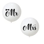 Jätteballong Mr & Mrs