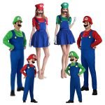 Super Mario Dräkt Barn & Vuxna
