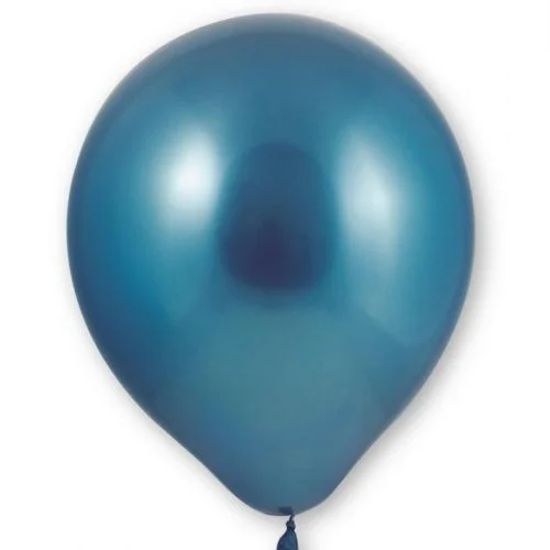 Ballonger Chrome Mirror Blå