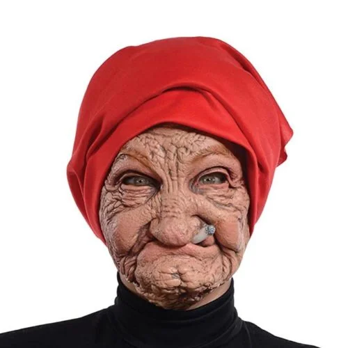 Äldre Mormor Mask