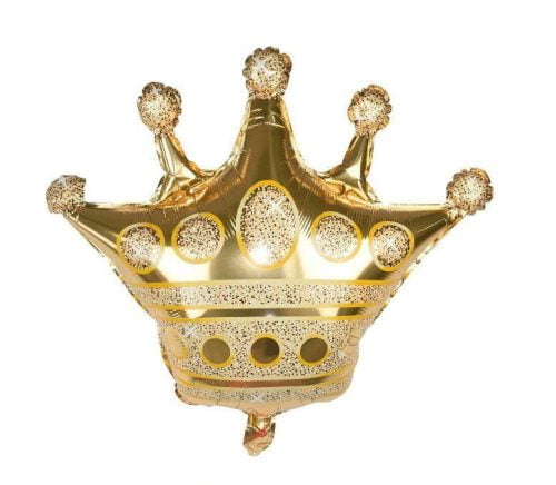 Folieballong Krona Guld