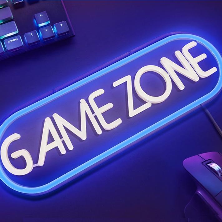 Gaming-väggdekoration LED Neon